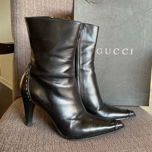 Authentic Gucci leather boots